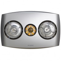 Martec-Contour 2 3-in-1 Bathroom Heater with 2 Heat Lamps, Exhaust Fan and LED Light